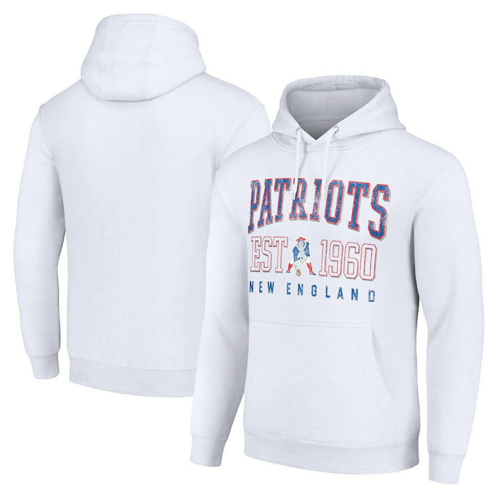 NFL New England Patriots Starter Unisex Throwback Logo Pullover Hoodie