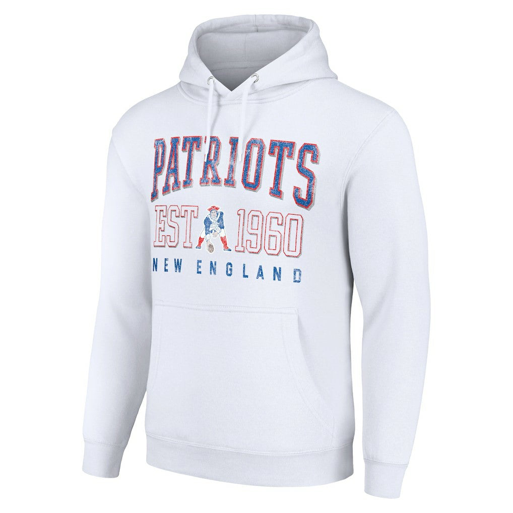 NFL New England Patriots Starter Unisex Throwback Logo Pullover Hoodie