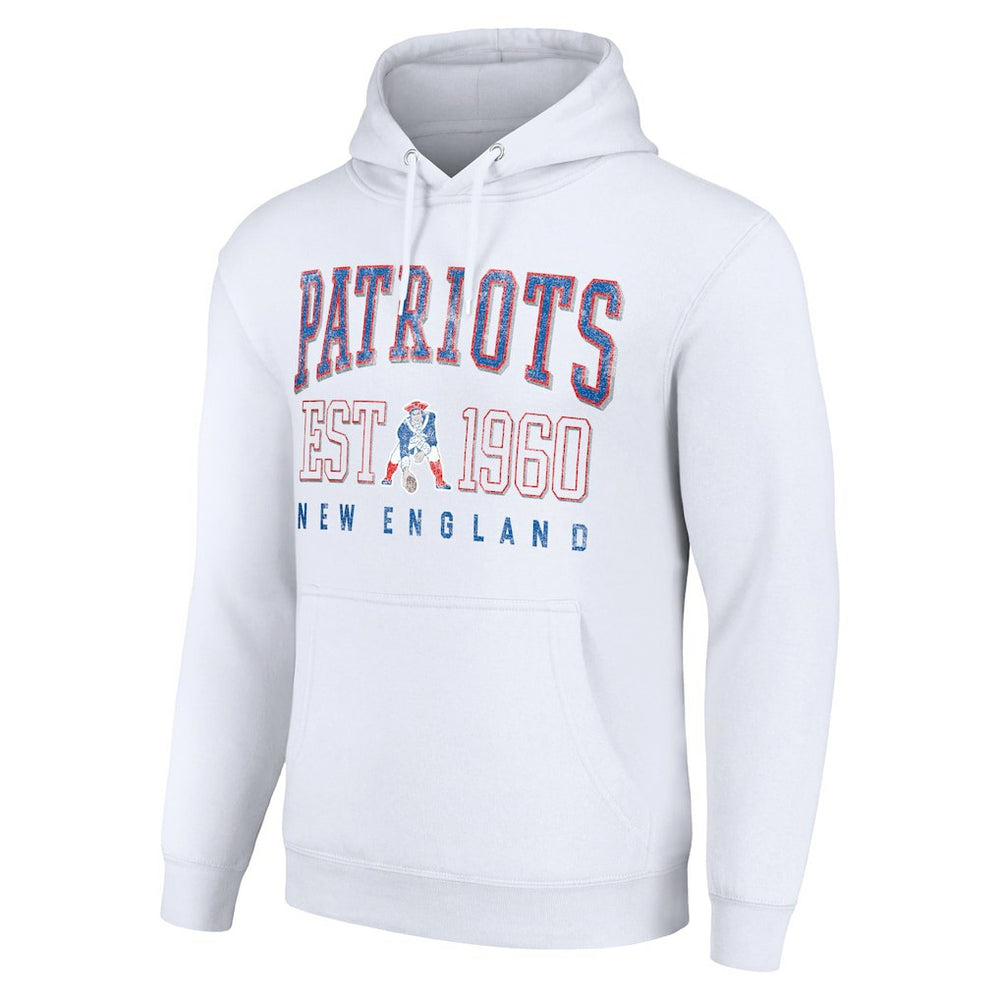 NFL New England Patriots Starter Unisex Throwback Logo Pullover Hoodie