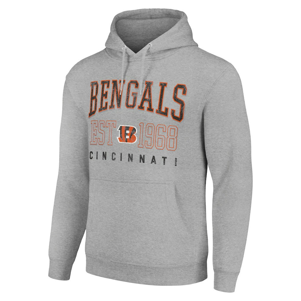 NFL Cincinnati Bengals Starter Unisex Throwback Logo Pullover Hoodie
