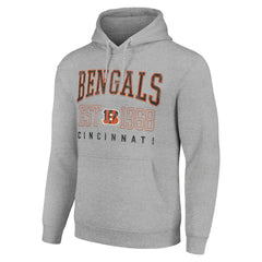 NFL Cincinnati Bengals Starter Unisex Throwback Logo Pullover Hoodie