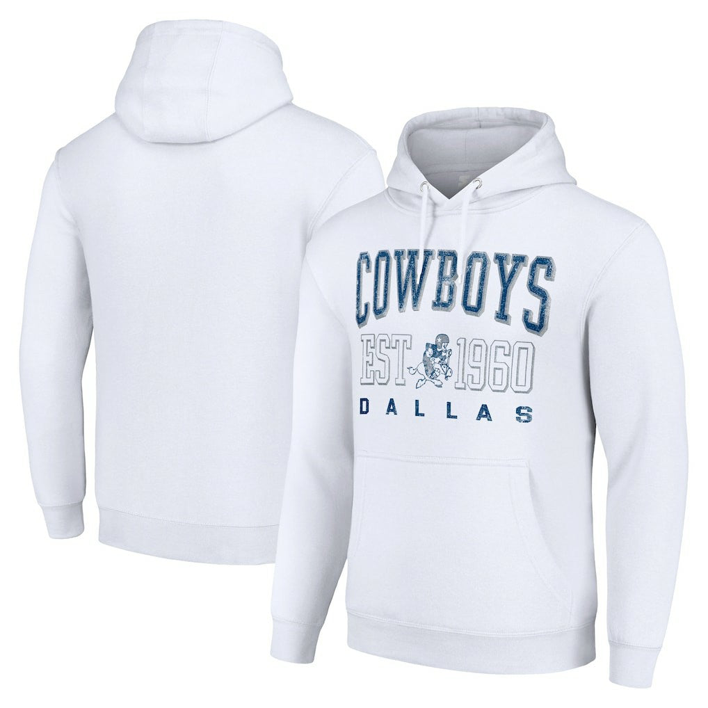 NFL Dallas Cowboys Starter Unisex Throwback Logo Pullover Hoodie