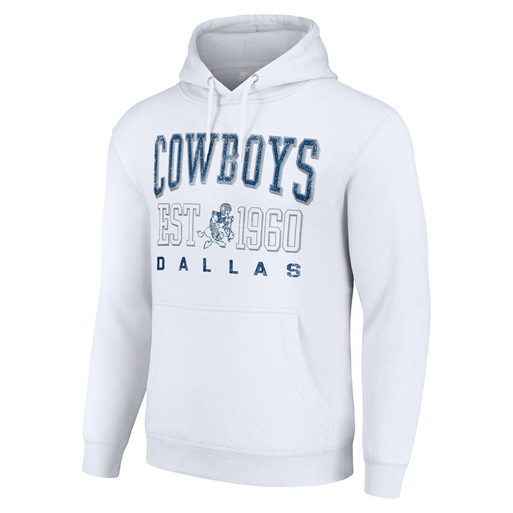 NFL Dallas Cowboys Starter Unisex Throwback Logo Pullover Hoodie