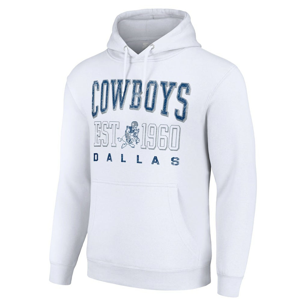 NFL Dallas Cowboys Starter Unisex Throwback Logo Pullover Hoodie