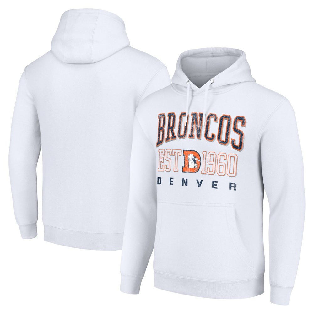 NFL Denver Broncos Starter Unisex Throwback Logo Pullover Hoodie