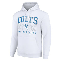 NFL Indianapolis Colts Starter Unisex Throwback Logo Pullover Hoodie