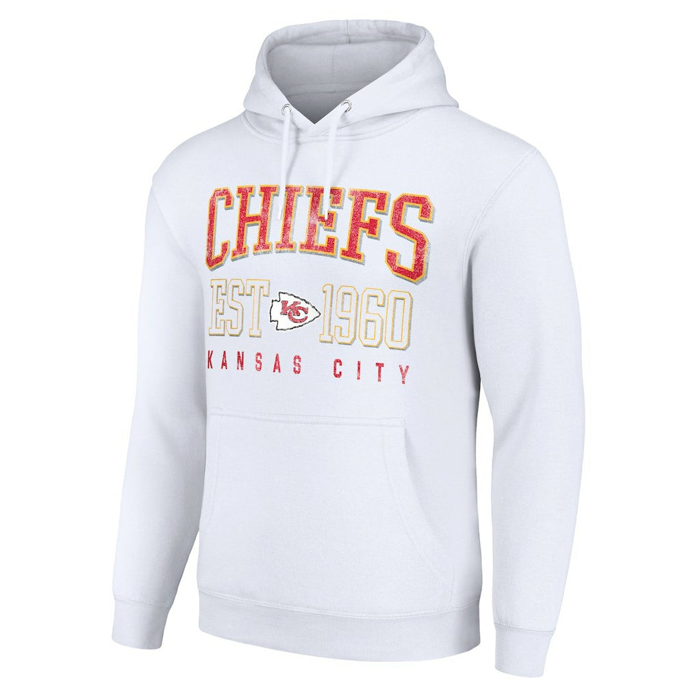 NFL Kansas City Chiefs Starter Unisex Throwback Logo Pullover Hoodie