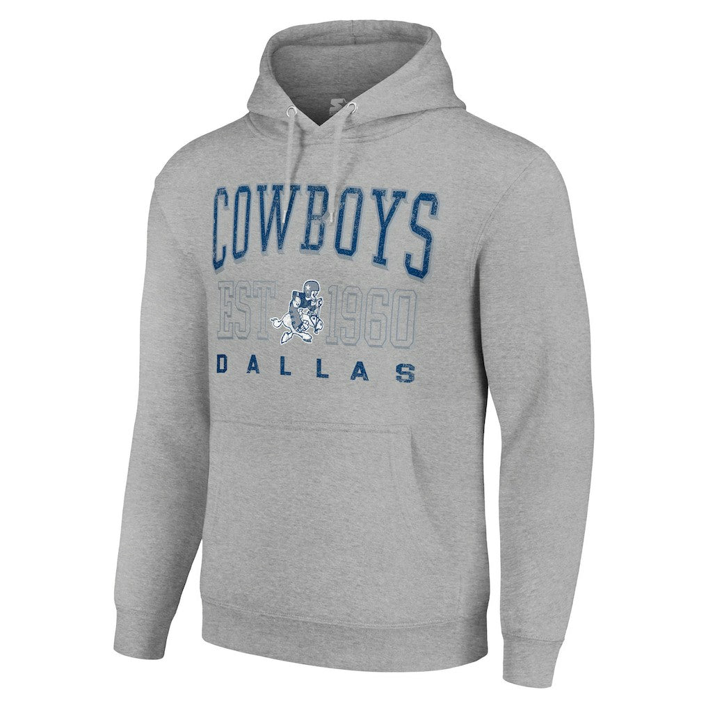 NFL Dallas Cowboys Starter Unisex Throwback Logo Pullover Hoodie