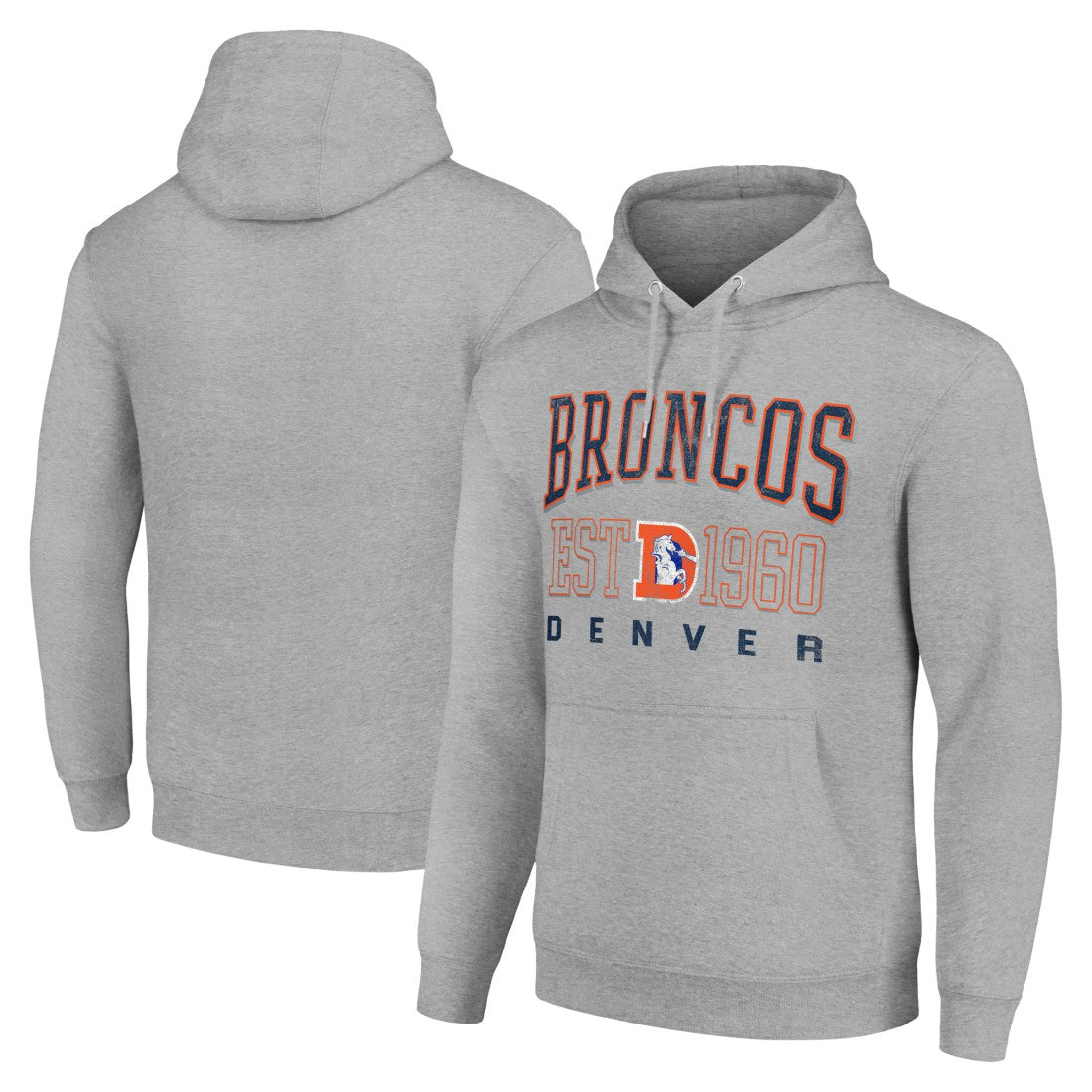 NFL Denver Broncos Starter Unisex Throwback Logo Pullover Hoodie