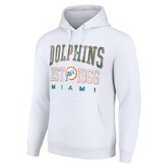 NFL Miami Dolphins Starter Unisex Throwback Logo Pullover Hoodie