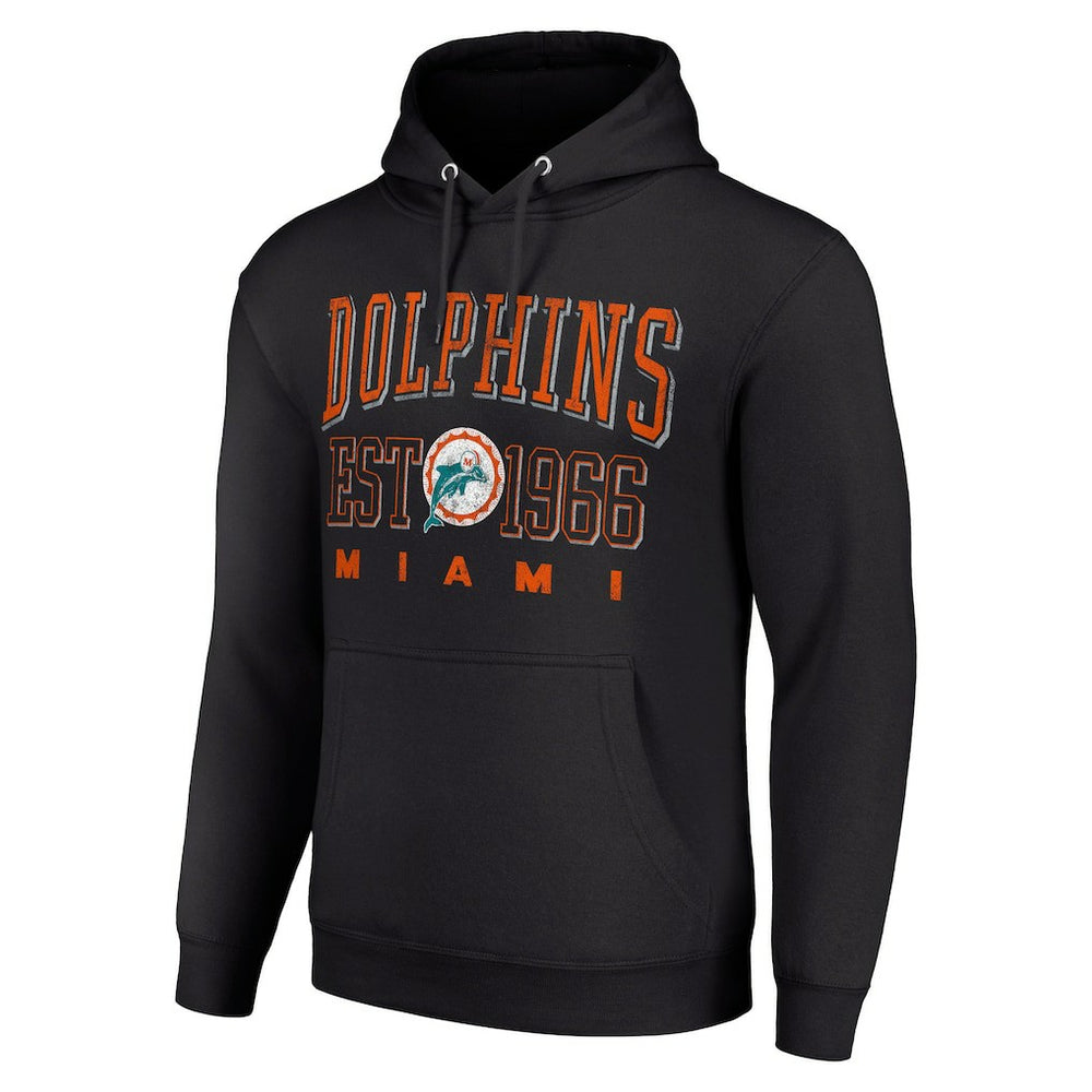 NFL Miami Dolphins Starter Unisex Throwback Logo Pullover Hoodie