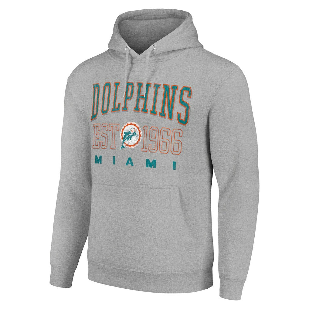 NFL Miami Dolphins Starter Unisex Throwback Logo Pullover Hoodie