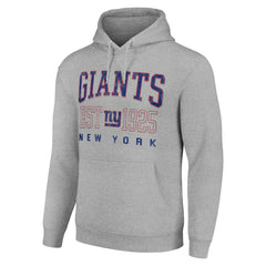 NFL New York Giants Starter Unisex Throwback Logo Pullover Hoodie