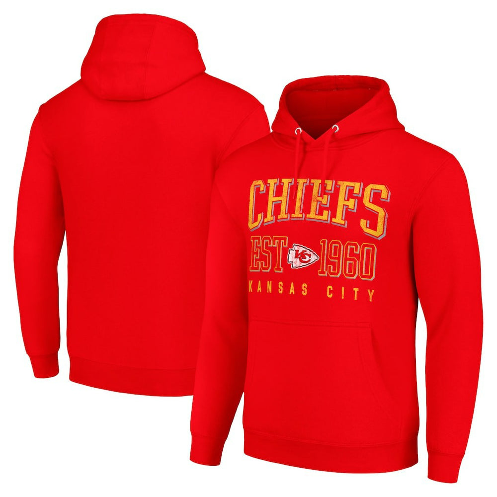 NFL Kansas City Chiefs Starter Unisex Throwback Logo Pullover Hoodie