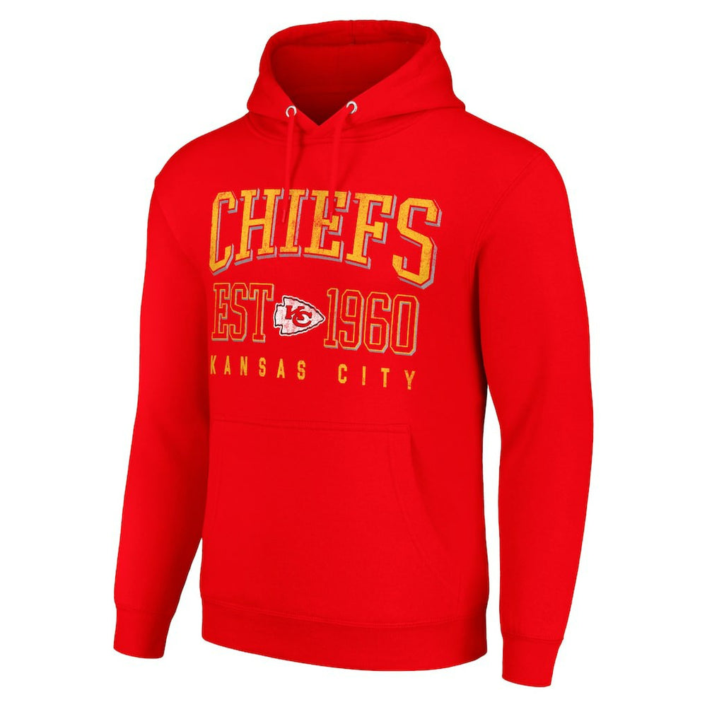 NFL Kansas City Chiefs Starter Unisex Throwback Logo Pullover Hoodie