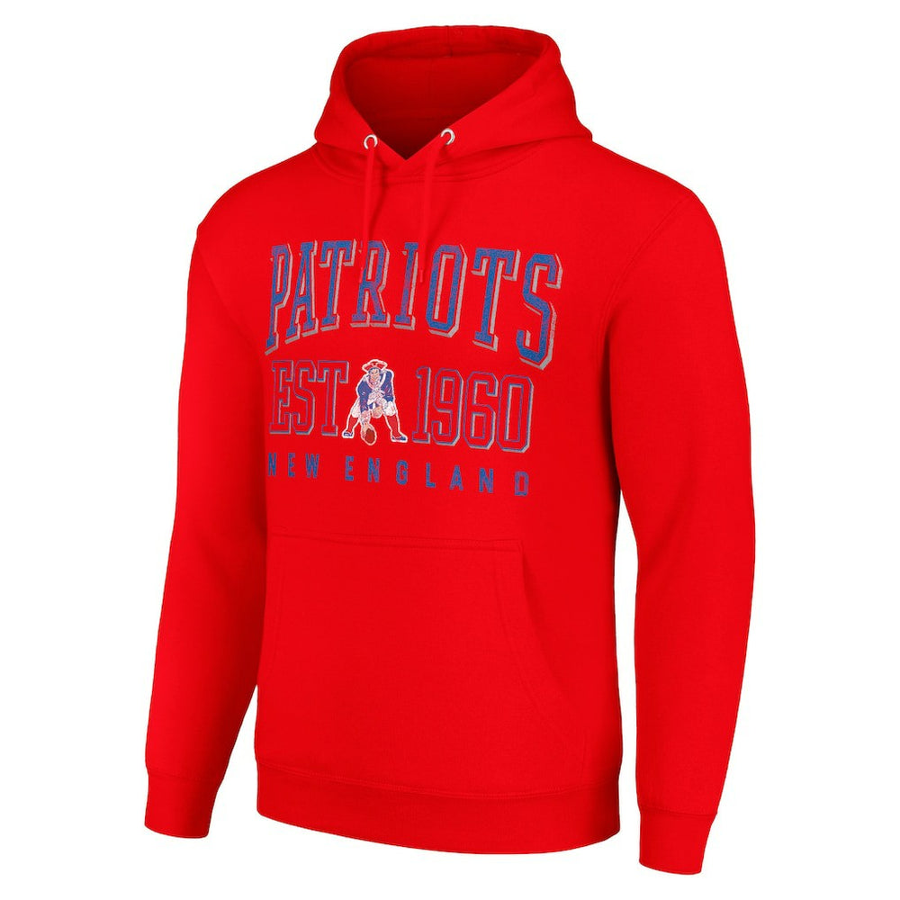 NFL New England Patriots Starter Unisex Throwback Logo Pullover Hoodie