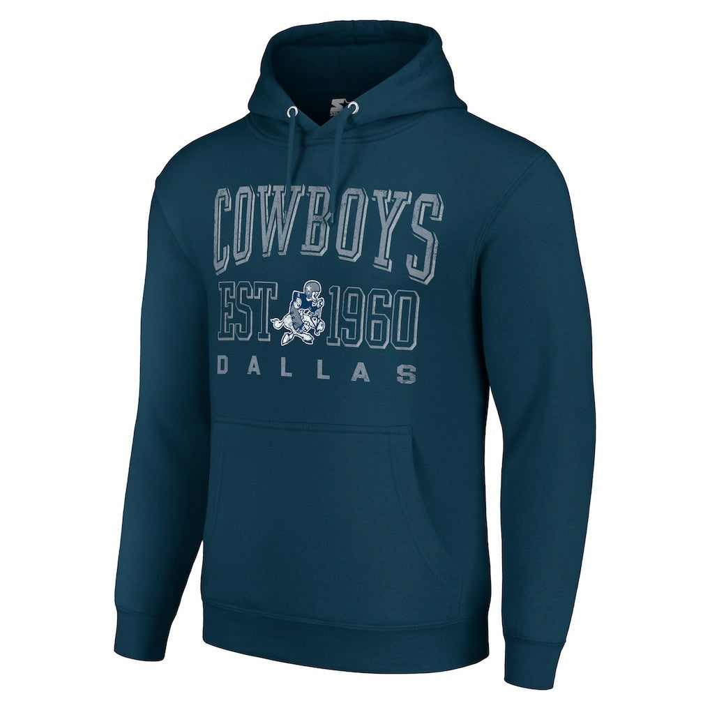 NFL Dallas Cowboys Starter Unisex Throwback Logo Pullover Hoodie