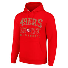 NFL San Francisco 49ers Starter Unisex Throwback Logo Pullover Hoodie