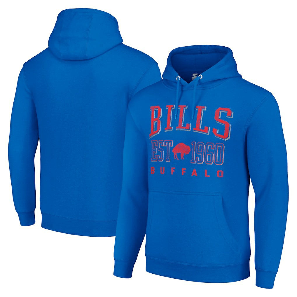 NFL Buffalo Bills Starter Unisex Throwback Logo Pullover Hoodie
