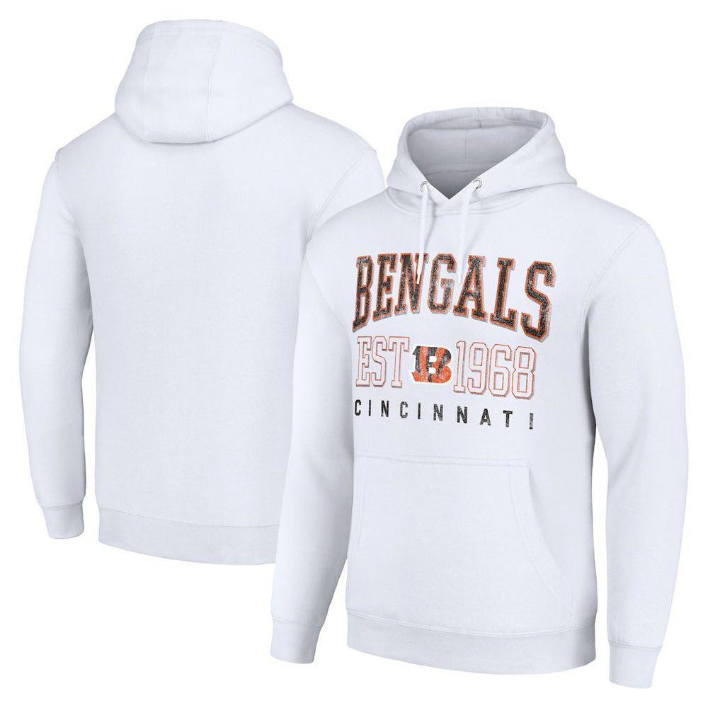 NFL Cincinnati Bengals Starter Unisex Throwback Logo Pullover Hoodie
