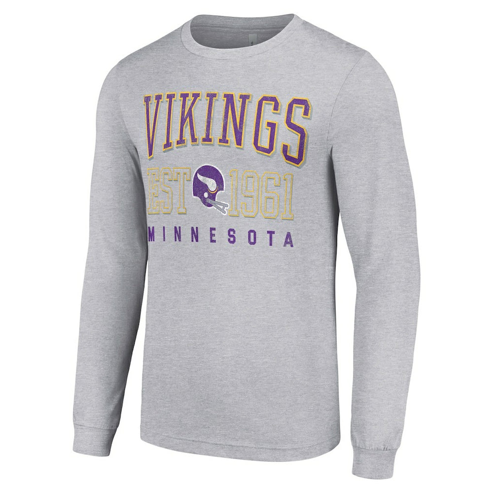 NFL Minnesota Vikings Starter Throwback Logo Long Sleeve T-Shirt