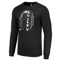 NFL Philadelphia Eagles Starter Half Helmet Logo Long Sleeve T-Shirt