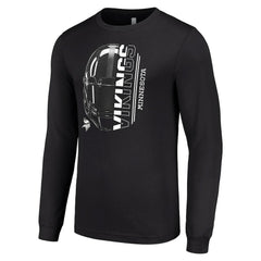 NFL Minnesota Vikings Starter Half Helmet Logo Long Sleeve T-Shirt