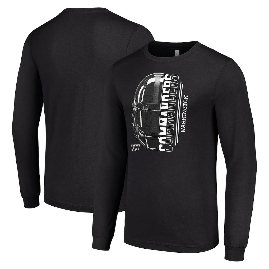 NFL Washington Commanders Starter Half Helmet Logo Long Sleeve T-Shirt