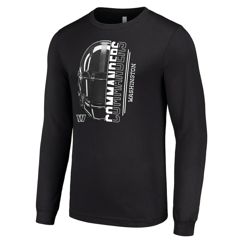 NFL Washington Commanders Starter Half Helmet Logo Long Sleeve T-Shirt
