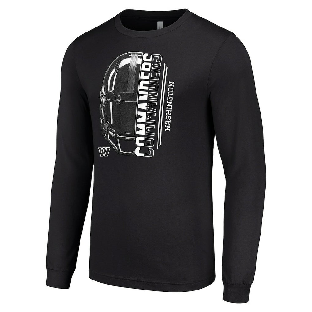 NFL Washington Commanders Starter Half Helmet Logo Long Sleeve T-Shirt