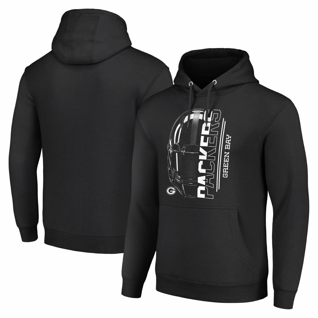 NFL Green Bay Packers Starter Unisex Half Helmet Logo Pullover Hoodie