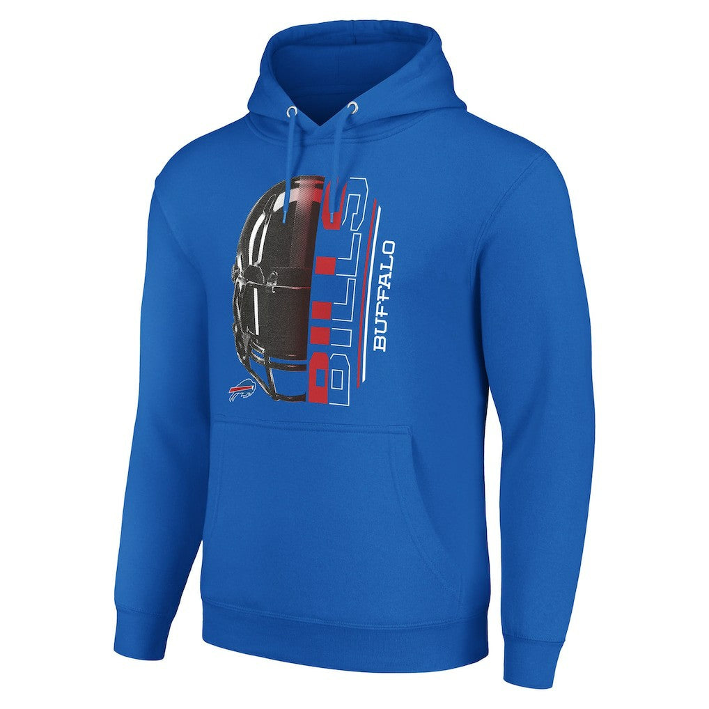 NFL Buffalo Bills Starter Unisex Half Helmet Logo Pullover Hoodie