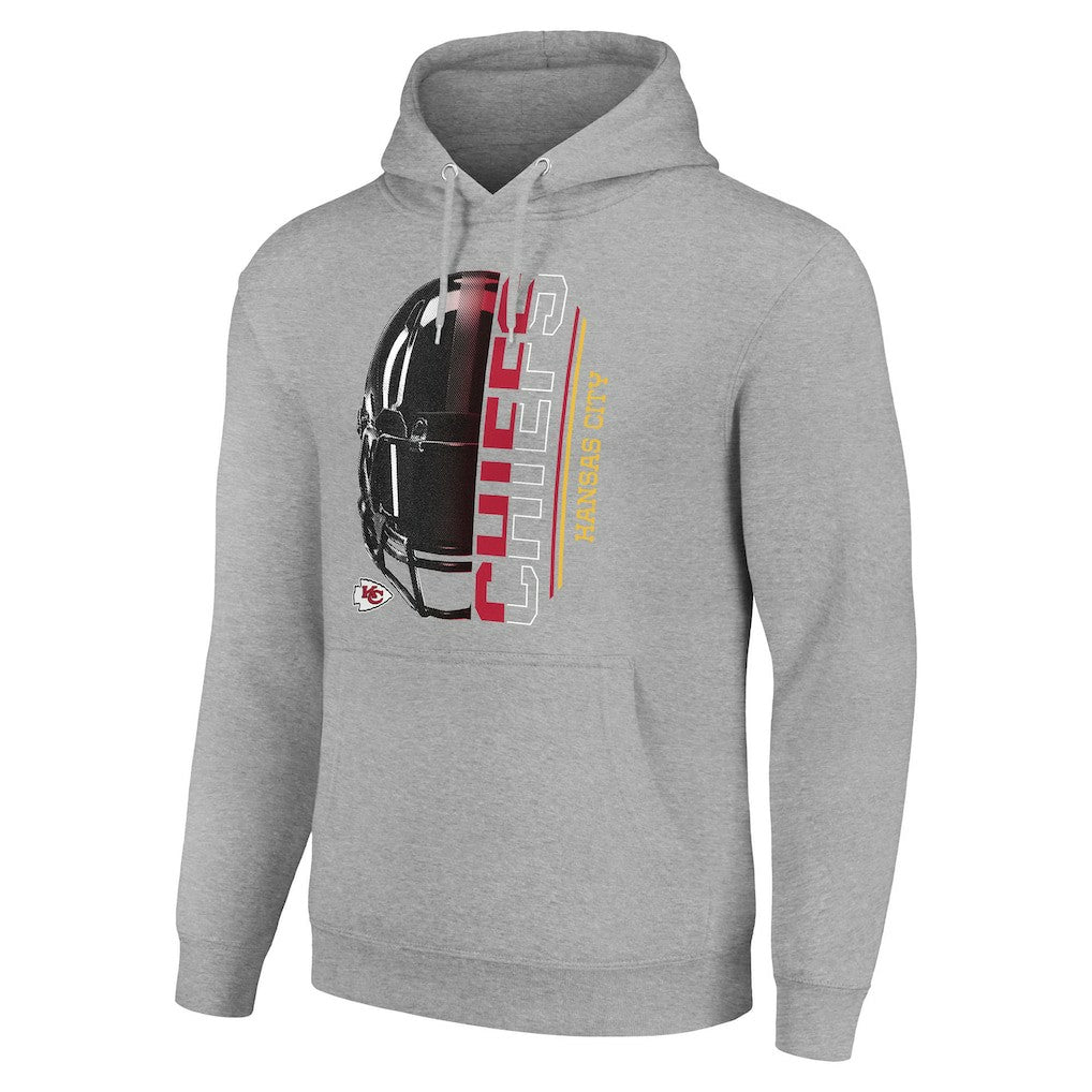 NFL Kansas City Chiefs Starter Unisex Half Helmet Logo Pullover Hoodie