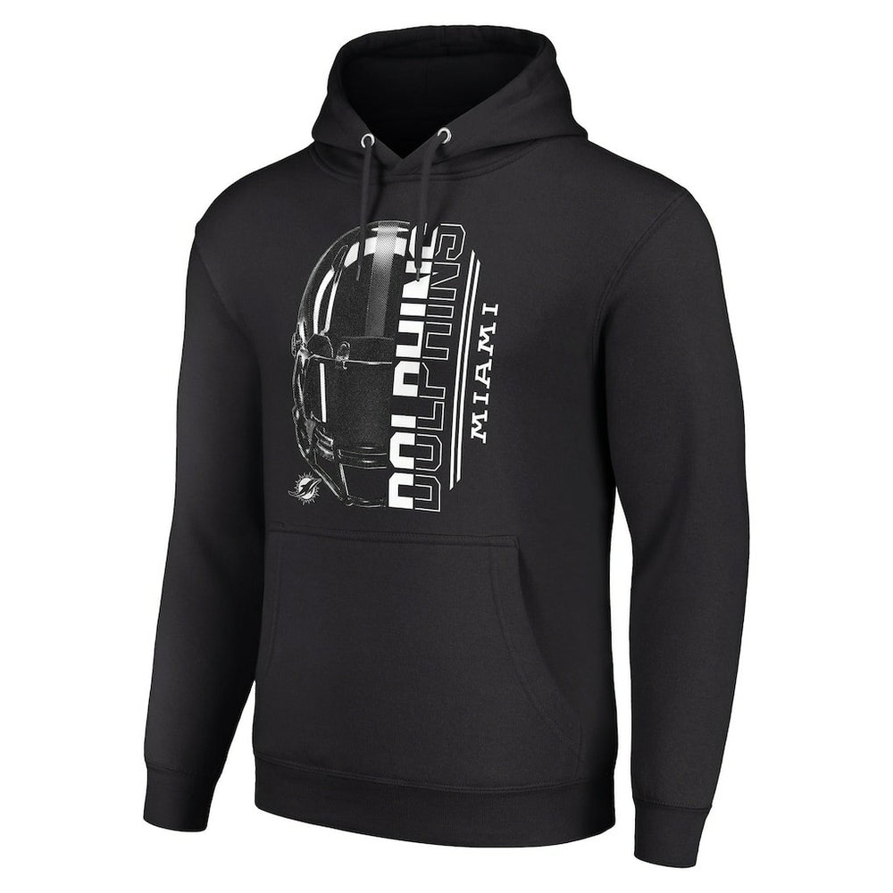 NFL Miami Dolphins Starter Unisex Half Helmet Logo Pullover Hoodie