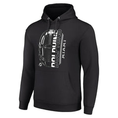 NFL Miami Dolphins Starter Unisex Half Helmet Logo Pullover Hoodie