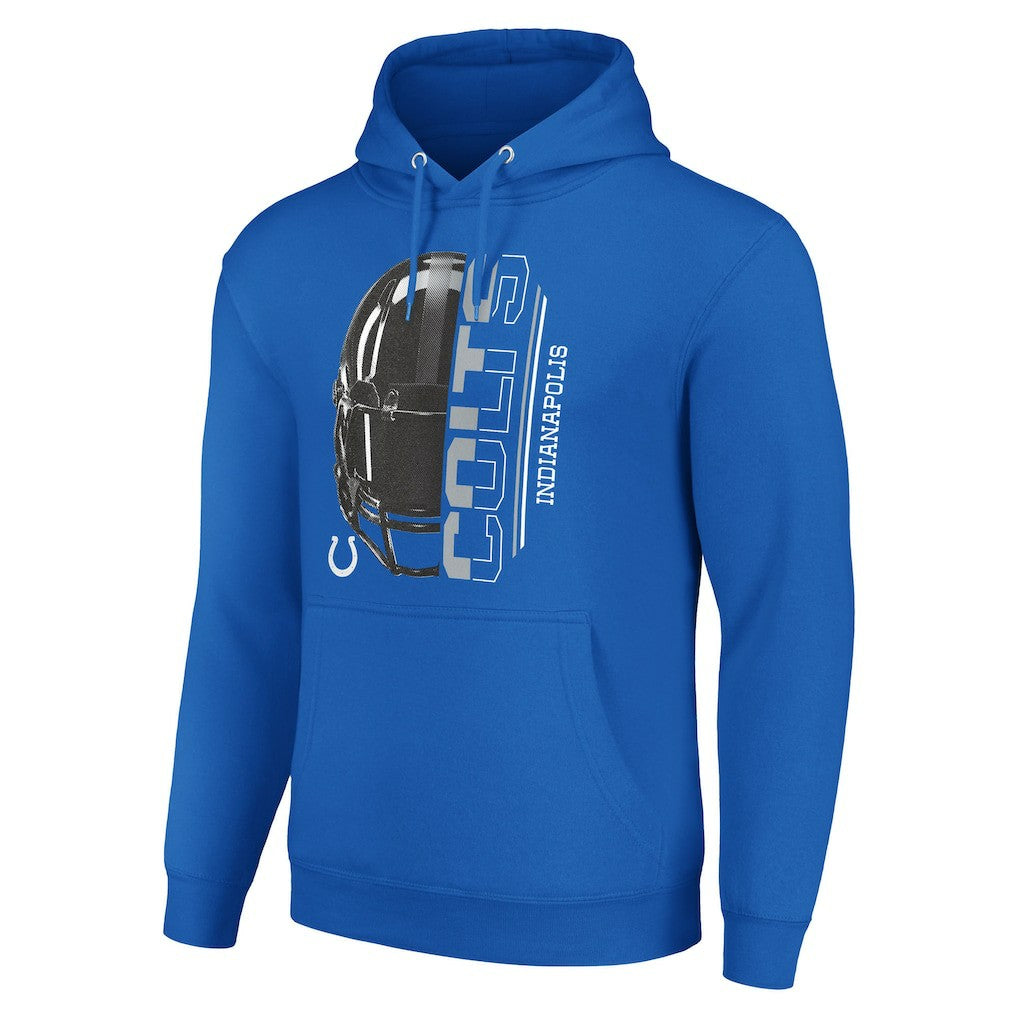 NFL Indianapolis Colts Starter Unisex Half Helmet Logo Pullover Hoodie