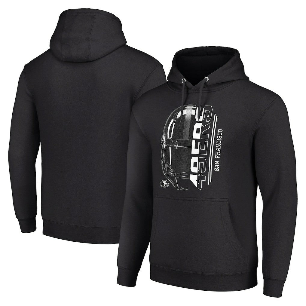 NFL San Francisco 49ers Starter Unisex Half Helmet Logo Pullover Hoodie