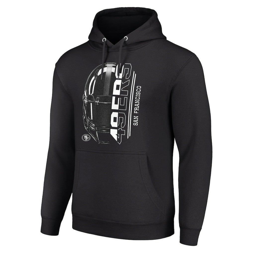 NFL San Francisco 49ers Starter Unisex Half Helmet Logo Pullover Hoodie