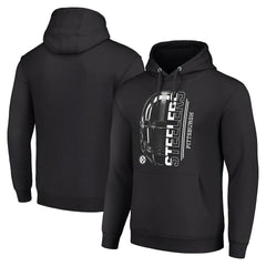 NFL Pittsburgh Steelers Starter Unisex Half Helmet Logo Pullover Hoodie