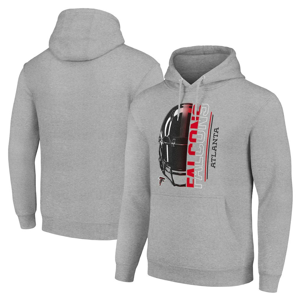 NFL Atlanta Falcons Starter Unisex Half Helmet Logo Pullover Hoodie