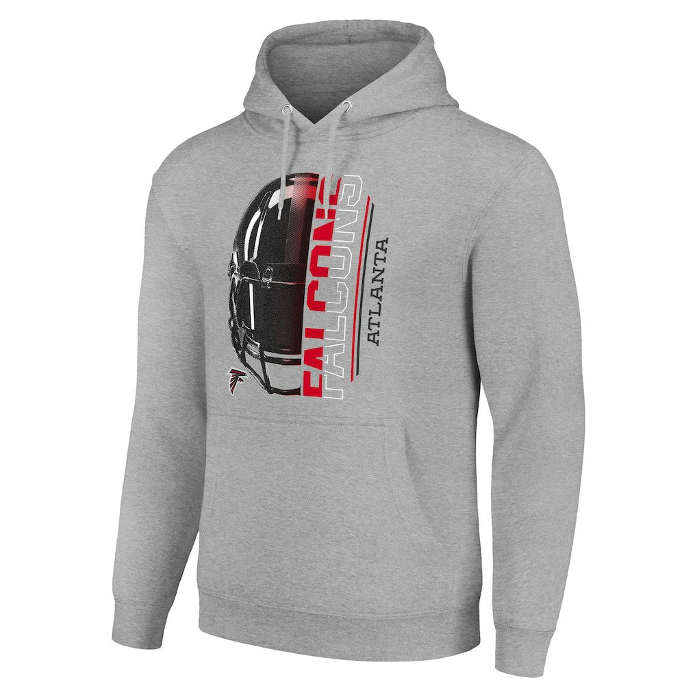 NFL Atlanta Falcons Starter Unisex Half Helmet Logo Pullover Hoodie
