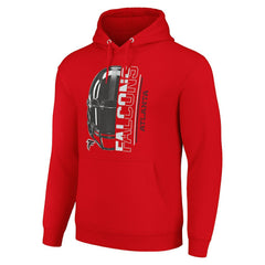NFL Atlanta Falcons Starter Unisex Half Helmet Logo Pullover Hoodie