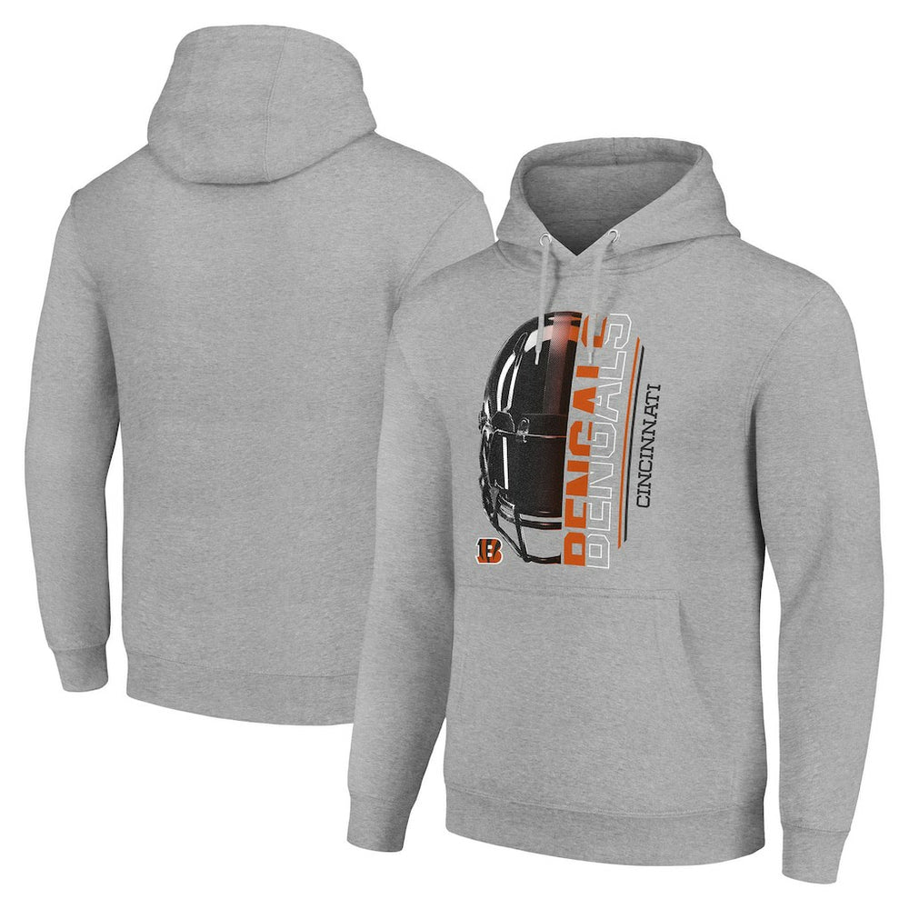 NFL Cincinnati Bengals Starter Unisex Half Helmet Logo Pullover Hoodie