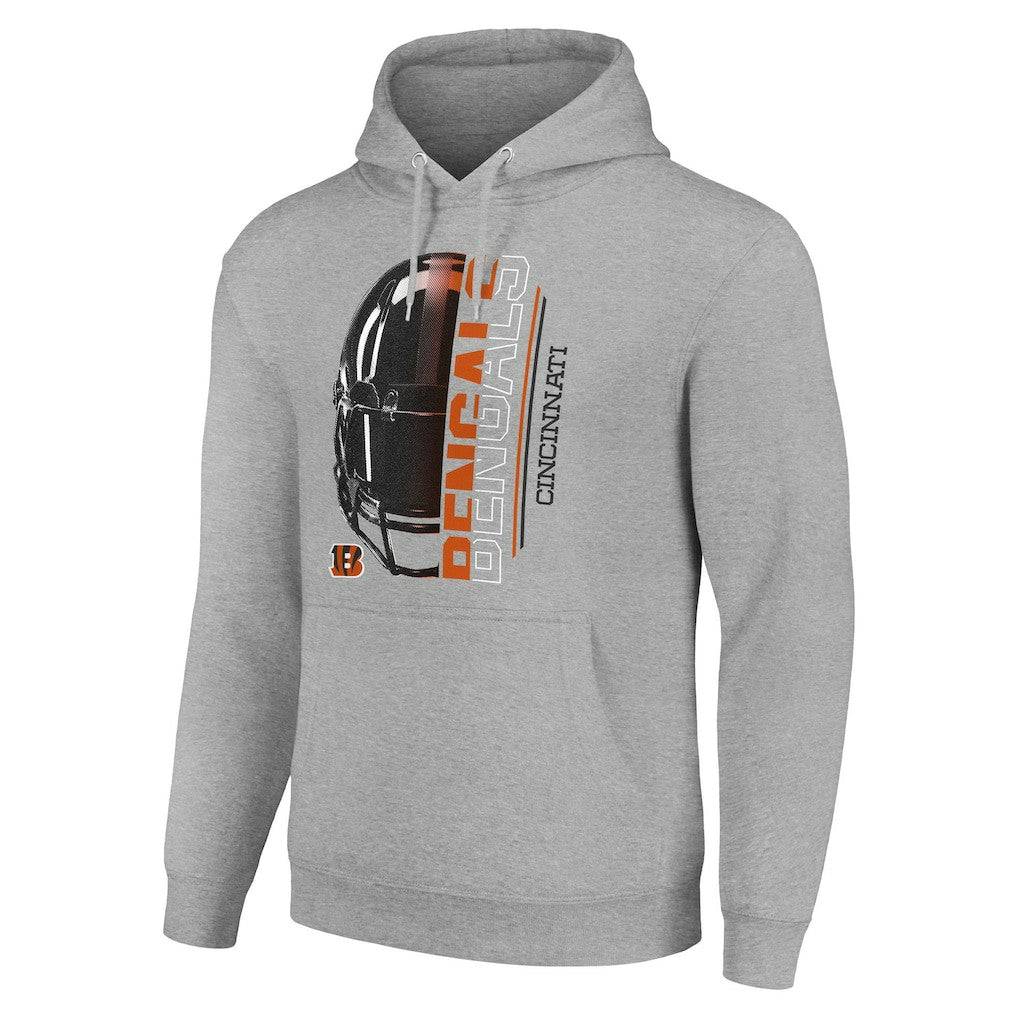 NFL Cincinnati Bengals Starter Unisex Half Helmet Logo Pullover Hoodie