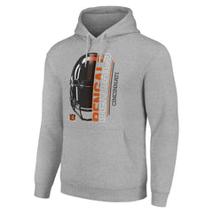 NFL Cincinnati Bengals Starter Unisex Half Helmet Logo Pullover Hoodie