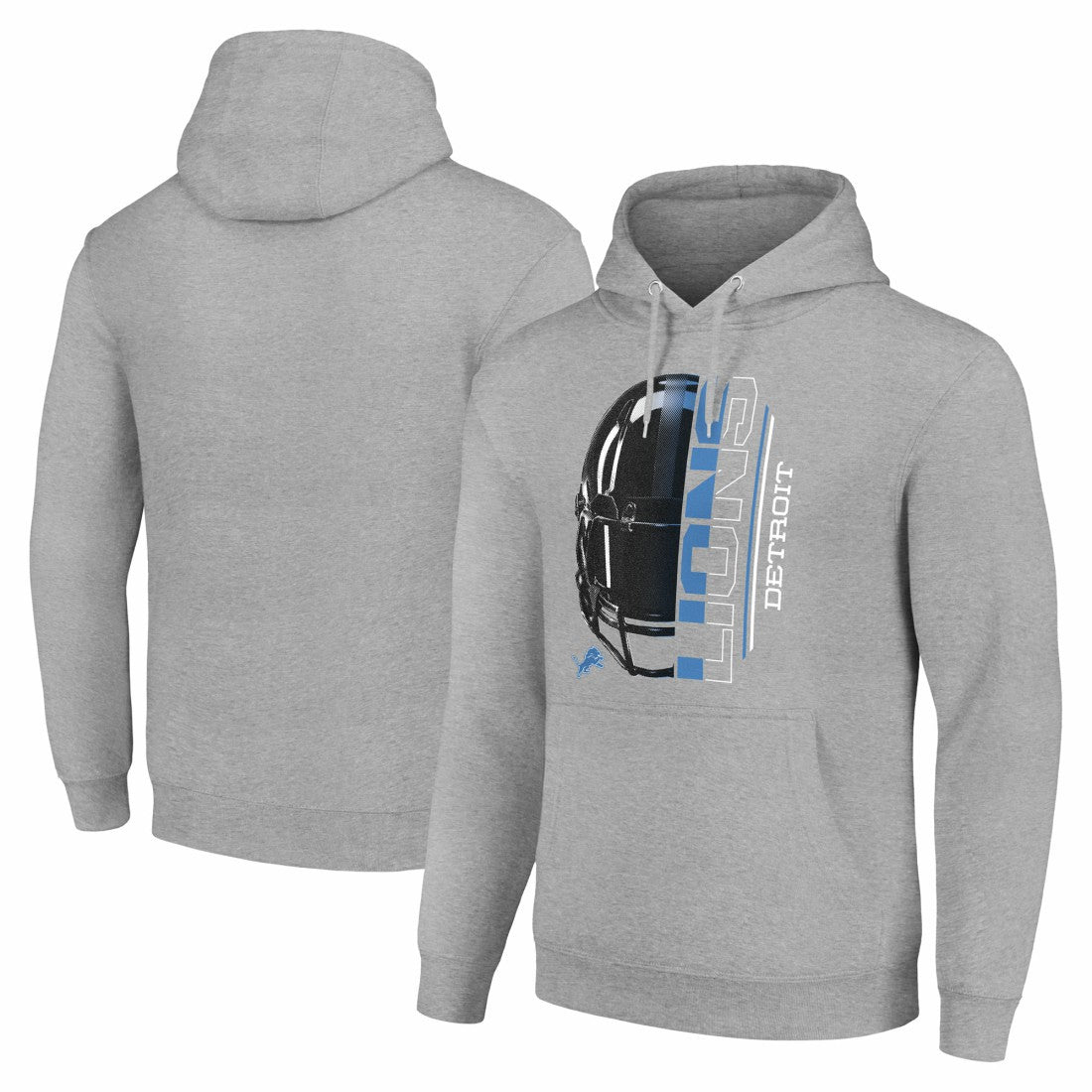 NFL Detroit Lions Starter Unisex Half Helmet Logo Pullover Hoodie