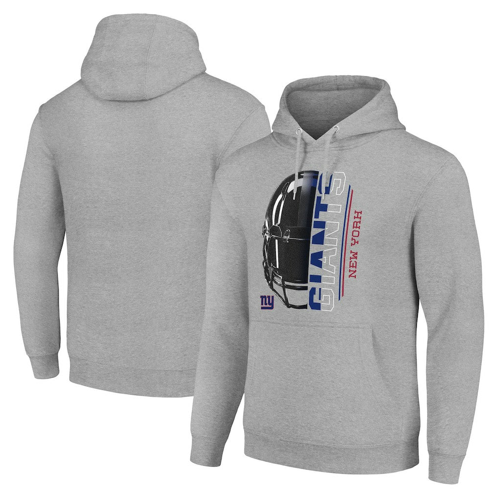 NFL New York Giants Starter Unisex Half Helmet Logo Pullover Hoodie