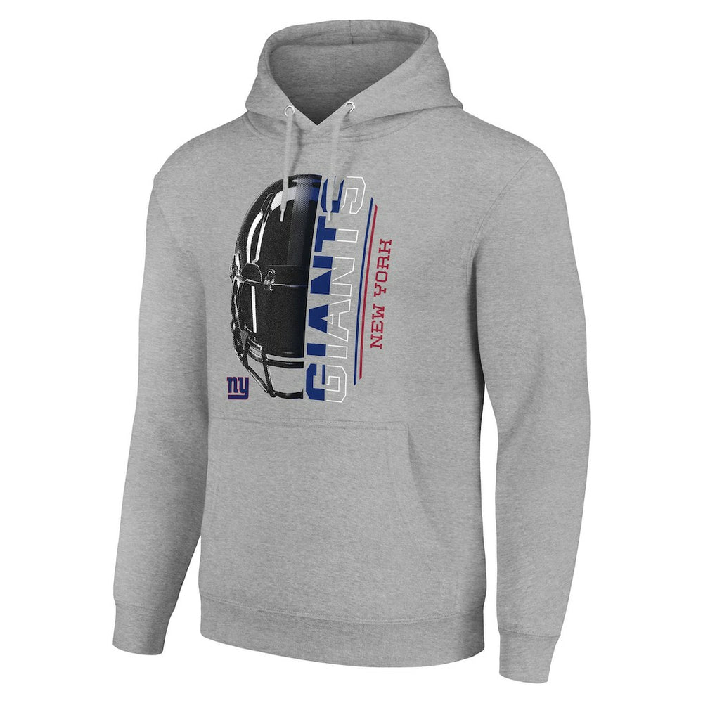 NFL New York Giants Starter Unisex Half Helmet Logo Pullover Hoodie