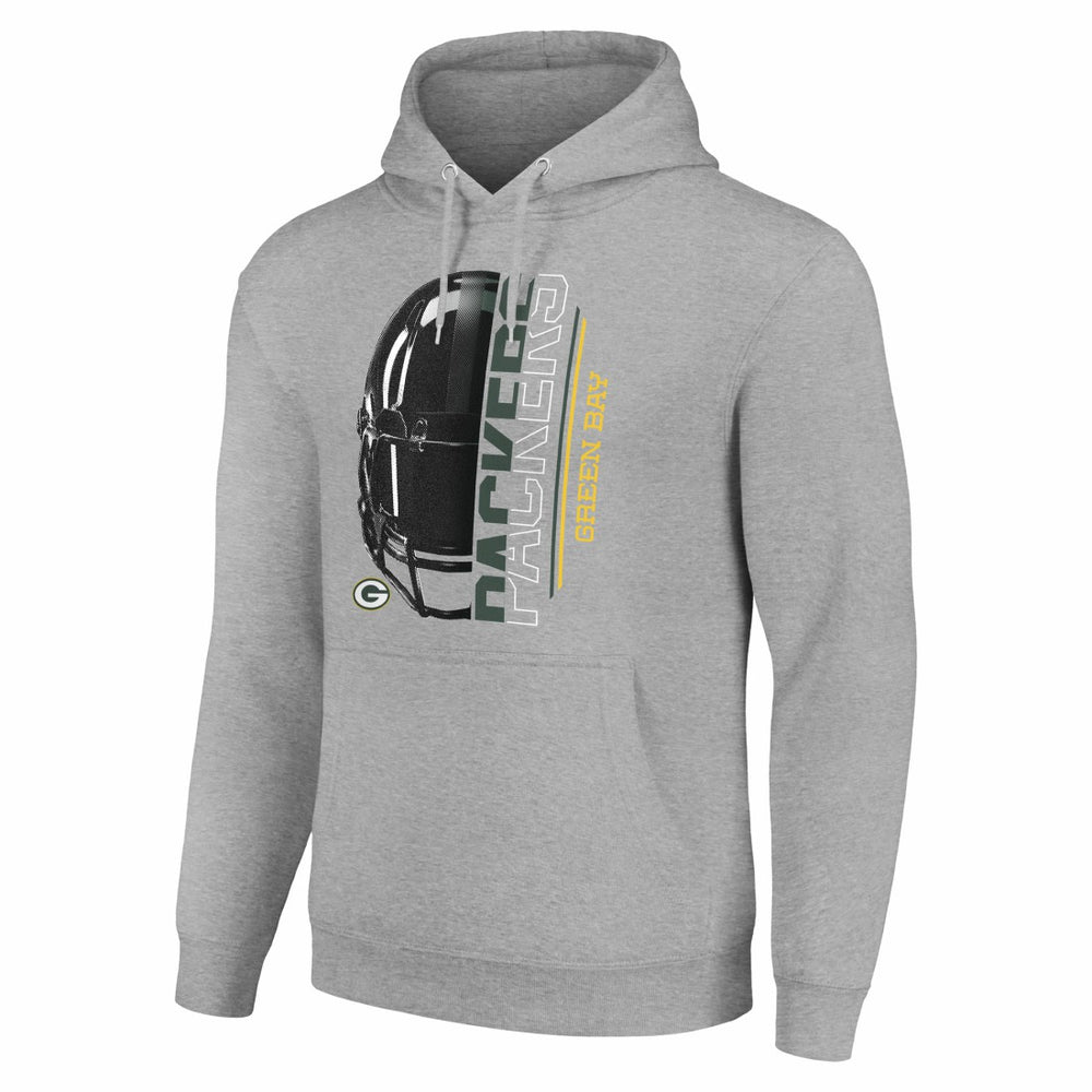 NFL Green Bay Packers Starter Unisex Half Helmet Logo Pullover Hoodie