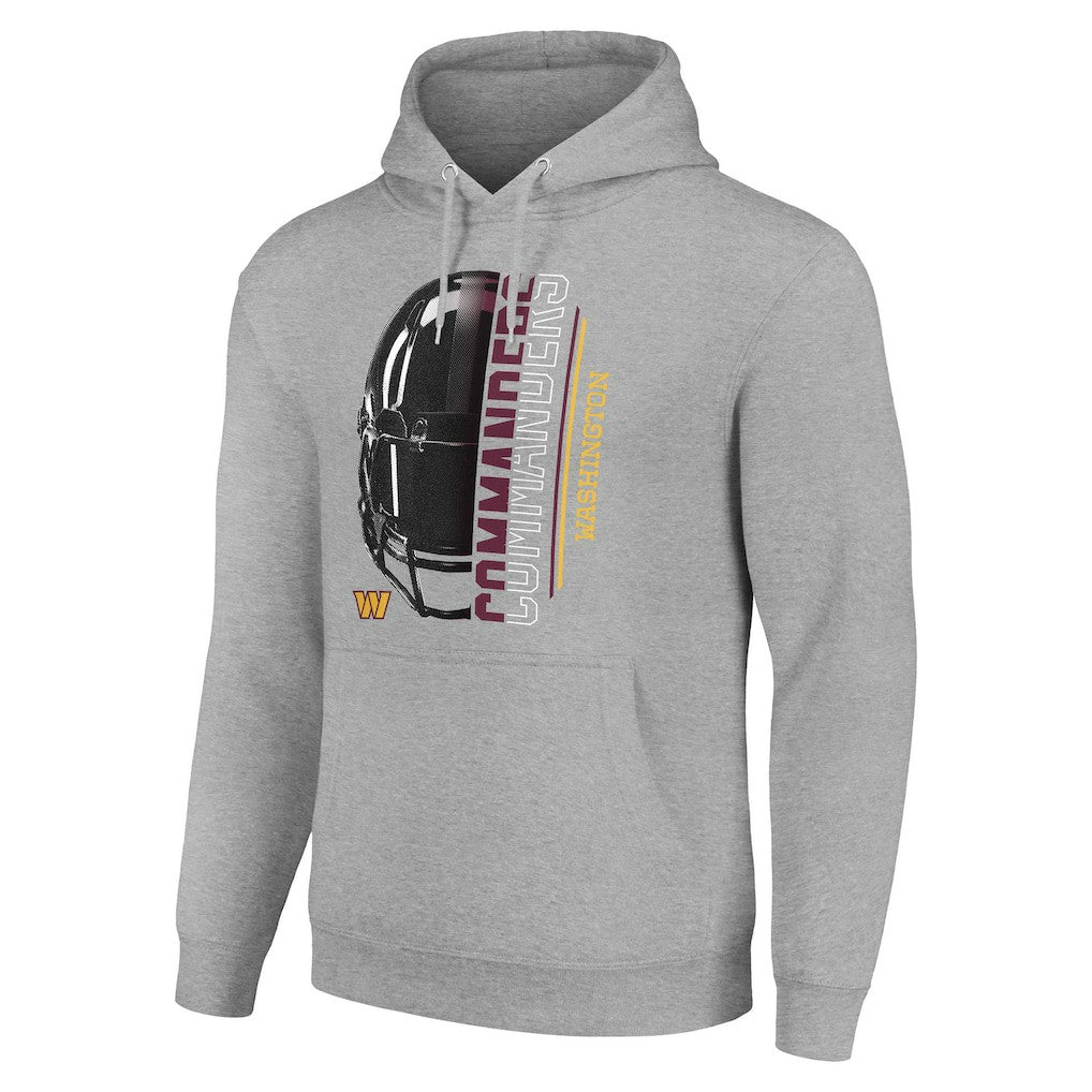NFL Washington Commanders Starter Unisex Half Helmet Logo Pullover Hoodie